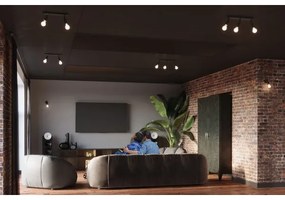 Sollux SL.1120 - Lampada da parete FORNES 1xE27/60W/230V nero