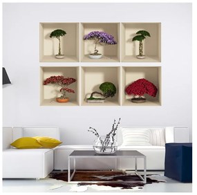 Set di 6 adesivi con effetto 3D Home - Ambiance