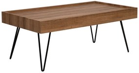 Tavolino da caffè legno marrone 120 x 60 cm WELTON Beliani