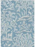 Nina Campbell Tapete Foret - Blue