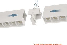 Plafoniera Lineare LED 40W 120cmDALI2 - driver Philips Bianca o nera