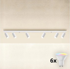 Brilagi - Faretto LED RGBW dimmerabile SELE MODERN 6xGU10/6,5W/230V Wi-Fi bianco