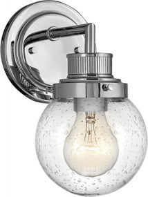 Quintiesse QN-POPPY1-PC-BATH Lampada da parete per bagno POPPY 1xE27/60W/230V IP44, cromo lucido