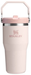 Borraccia termica rosa chiaro in acciaio inox 600 ml IceFlow™ Flip Straw 2.0 Tumbler Rose Quartz – Stanley