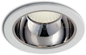 Incasso led lander bianco/cromo 15w 1500lm ugr 3000k cri90 8,7x11,2cm