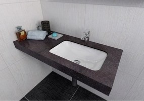 Lavabo bianco in composito minerale 55x36 cm Japura – Sapho