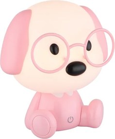Globo 21761P - Lampada notturna LED ricaricabile PUPPY 1W/5V 500 mAh rosa