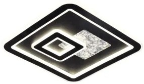 Plafoniera LED dimmerabile LED/110W/230V nero + telecomando