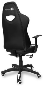CONNECT IT CGC-0700-WH - Sedia gaming LeMans Pro nero/bianco