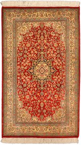 Cashmere Silk Tappeto 100x60 Beige (Indian) Annodato A Mano