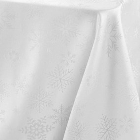 Tovaglia in jacquard a tema Natale 140x240 cm Flocons – douceur d'intérieur