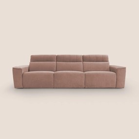 Clark Divano modulare 3 sedute con opzione relax elettrico in tessuto smacchiabile impermeabile T17