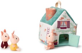 Lilliputiens - Le case del lupo e i 3 porcellini in tessuto