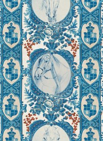 Mindthegap Carta da parati The Competition Panel - Blue