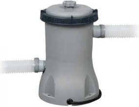 Piscina effetto rattan grigio scuro 404x201x100 cm Bestway con pompa filtro