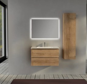 Mobile bagno sospeso 80 cm Rovere - Sofia