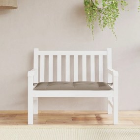 Cuscino Per Panca Tortora 110x50x7 Cm İn Tessuto Oxford /