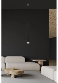 Lampada a Sospensione SELTER 1 BLACK, WHITE e GOLD Colore del corpo Nero