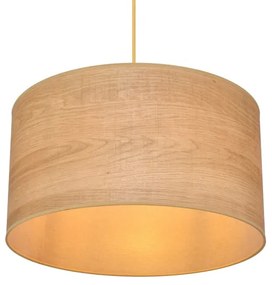 Lampadario a sospensione con filo ALBA 1xE27/15W/230V diametro 45 cm marrone