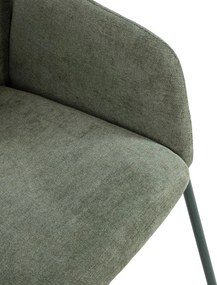 Set di sedie da pranzo verde in imbottito 2 pz Aslin – MOME