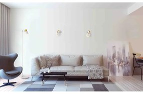 Argon 4265 - Faretto da muro DORIA 1xE27/15W/230V nero/ottone