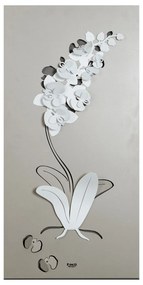 Arti e Mestieri Pannello decorativo per parete Orchidea - 4 colori SABBIA/BIANCO