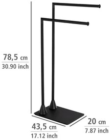 WENKO 23711100 - Porta asciugamani HELLA 41x79 cm nero