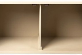 Tavolo TV in rattan crema 150x55 cm Amaya - White Label