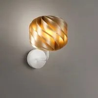 Applique Moderna Globe 1 Luce In Polilux Oro Made In Italy