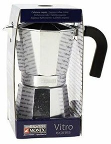 Caffettiera Italiana Monix Braisogona_M620006 Argento Alluminio 6 Tazze