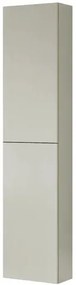 Colonna per mobile bagno Pixel 2 ante P 27 x L 30 x H 160 cm laccato opaco grigio pastello