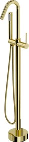 Mexen Gaja rubinetto da vasca autoportante, oro - 75333-50