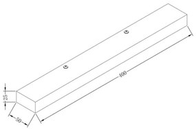 Maytoni MIR011WL-L9W4K - Applique a LED ORION LED/9W/230V bianco