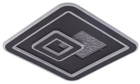 Plafoniera LED dimmerabile LED/110W/230V nero + telecomando