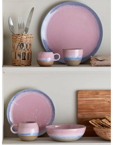 Piatto rosa chiaro in gres ø 26,5 cm Paula – Bloomingville