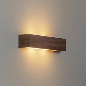 Argon Applique Platani, legno di noce, larghezza 42 cm, up/down