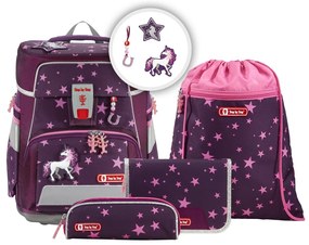 Zaino scuola SPACE - set da 5 pezzi, Step by Step Glitter Unicorn Nuala