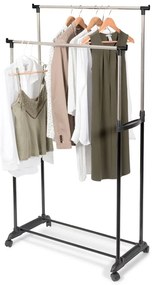 Appendiabiti mobile Cleano a doppia altezza regolabile - Compactor