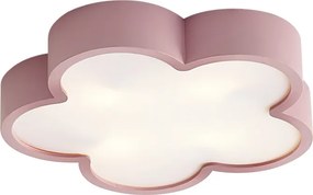Plafoniera per bambini rosa e bianca - Lucille