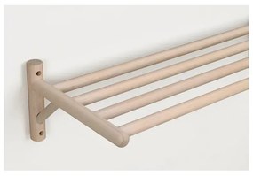 Scarpiera sospesa in legno di quercia in colore naturale Milford - Rowico