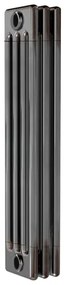 Radiatore acqua calda Comby in acciaio 4 colonne, 3 elementi, interasse 813 mm, grigio