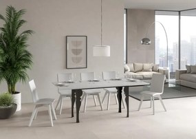 Tavolo Paxon Double allungabile 120x90 cm, 120/200x45/90 cm Paxon Double / Bianco