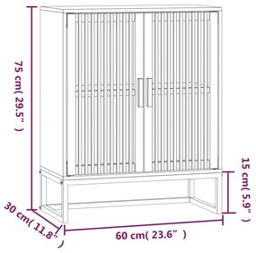 Credenza 60x30x75 cm in Legno Multistrato