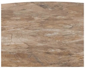 Tavolino da salotto rotondo marrone con piano in ceramica ø 60 cm Malta – Actona