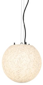 Lampada a sospensione da esterno moderna grigia 25 cm IP65 - Nura