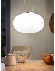 EGLO 86815 - Lampadario a sospensione con filo OPTICA 2xE27/60W