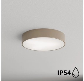 Brilagi-Lampada da bagno con sensore CLARE 3xE27/72W/230V diametro 40 cm IP54 beige