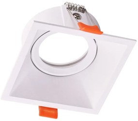 Faretto da incasso EYE 1xGU10/25W/230V quadrato bianco