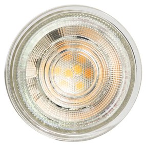 Set di 5 lampadine LED GU10 50mm dimmerabili in Kelvin trasparente 4,5W 345 lm 2000-2700K