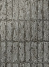 Arte International Carta da parati Chalk Stone - Gunmetal